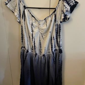 Small rue 21 blue romper